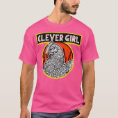 Dinosaur Jurrasic Chicken Clever Girl beroemd gema T-shirt (Voorkant)