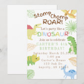 Dinosaur Kaart (Voorkant / Achterkant)