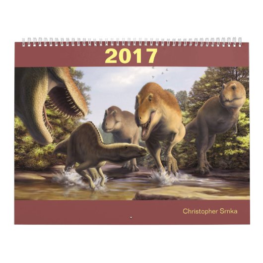Dinosaur-kalender Kalender (Hoes)