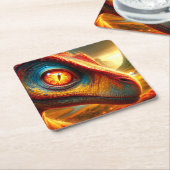 Dinosaur Kartonnen Onderzetters (Schuin)