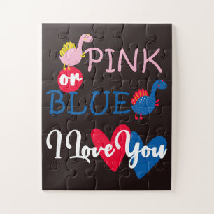 Dinosaur Keeper van de Gender Baby onthullen Legpuzzel