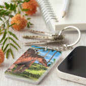 Dinosaur Kentrosaurus Sleutelhanger (Voorkant Rechts)