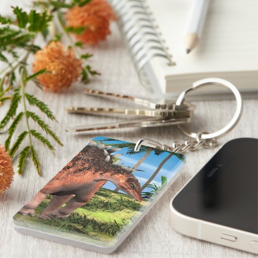 Dinosaur Kentrosaurus Sleutelhanger (Voorkant Rechts)