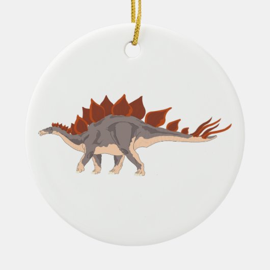 Dinosaur Keramisch Ornament (Voorkant)