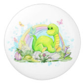 Dinosaur keramische knop (Voorkant)