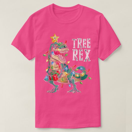 Dinosaur kerstboom Kinder Dinosaur Lover Merry T-shirt (Design voorkant)