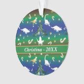 Dinosaur-kerstboom Ornament (voorkant)