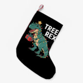 Dinosaur-kerstboom Rex Pajamas Xmas lights Kleine Kerstsok (Voorkant (Hangend))