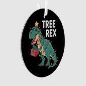 Dinosaur-kerstboom Rex Pajamas Xmas lights Ornament (voorkant)