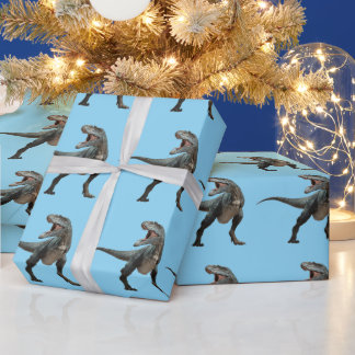 DINOSAUR KERSTINPAKPAPIER CADEAUPAPIER