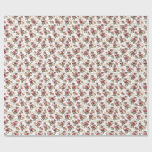 Dinosaur-kerstinpakpapier Cadeaupapier (Vlak)