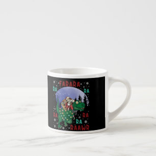 Dinosaur kerstkerstkerstkerstman espresso kop