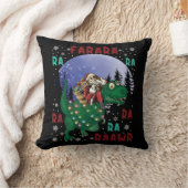 Dinosaur kerstkerstkerstkerstman kussen (Deken)