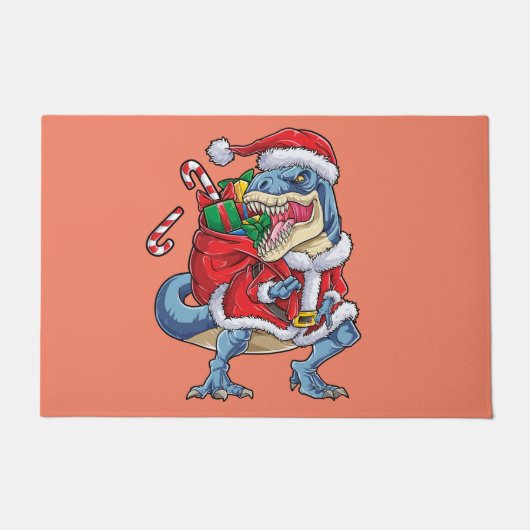 Dinosaur Kerstkerstkerstkerstman, Mannen voor herk Deurmat (Voorkant)