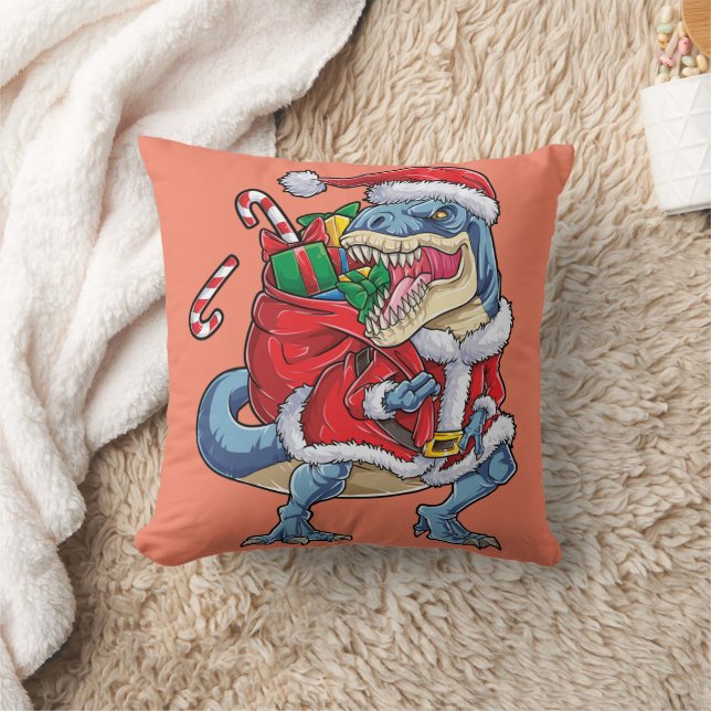Dinosaur Kerstkerstkerstkerstman, Mannen voor herk Kussen (Deken)