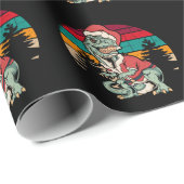 Dinosaur Kerstmis Cadeaupapier (Rol Hoek)
