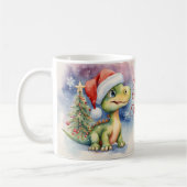 Dinosaur Kerstmis Koffiemok (Links)