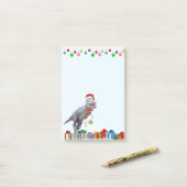Dinosaur Kerstmis Post-it® Notes (Op bureau)
