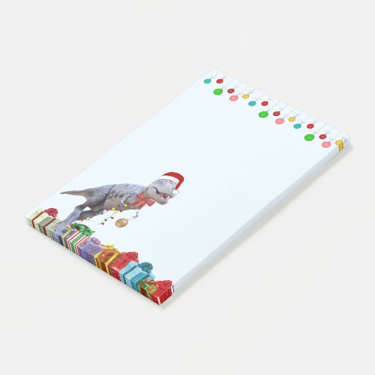 Dinosaur Kerstmis Post-it® Notes (Schuin)