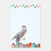 Dinosaur Kerstmis Post-it® Notes (Voorkant)