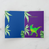 DINOSAUR Kids Birthday NEON regenwoud (Binnen)