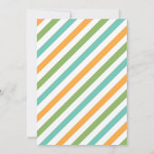 Dinosaur Kids Birthday Party Invitation Kaart (Achterkant)