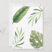 Dinosaur Kids Birthday Party Invitation Kaart (Achterkant)