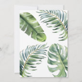 Dinosaur Kids Watercolor Birthday Invitation Kaart (Achterkant)