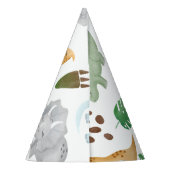 Dinosaur kind verjaardagsfeestje Pet Feesthoedjes (Achterkant)