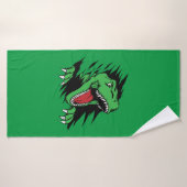 Dinosaur kinder badhanddoek (Badhanddoek)