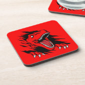 Dinosaur kinder bier onderzetter (Linkerzijde)