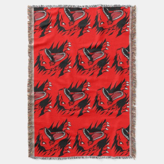 Dinosaur kinder deken (Voorkant Verticaal)