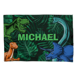 Dinosaur Kinder Dino Jurassic Trex Boy Personalize Kussensloop