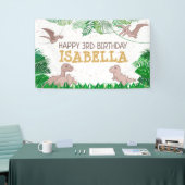 Dinosaur Kinder Dino Jurassic Trex Girl Birthday Spandoek (Beurs)