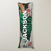 Dinosaur Kinder Dino Trex Prehistorische Boy Lichaamskussen (Voorkant Verticaal)