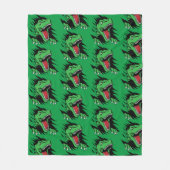 Dinosaur kinder fleece deken (Voorkant)