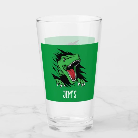 Dinosaur kinder glas (Voorkant)