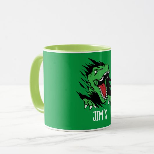 Dinosaur kinder mok (Voorkant links)