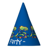 Dinosaur kinder pajama feesthoedjes (Rechts)