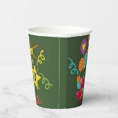 Dinosaur kinder partijtafelgerei papieren bekers (Rechts)