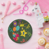 Dinosaur kinder partijtafelgerei papieren bordje (Feest)