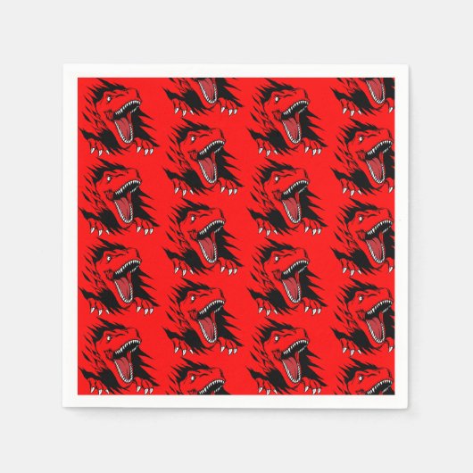 Dinosaur kinder servet (Voorkant)