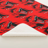 Dinosaur kinder sherpa deken (3/4)