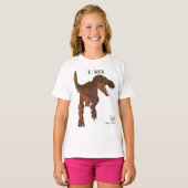 Dinosaur Kinder Shirt Tyrannosaurus rex Greg Paul (Voorkant volledig)