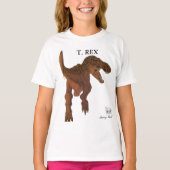 Dinosaur Kinder Shirt Tyrannosaurus rex Greg Paul (Voorkant)