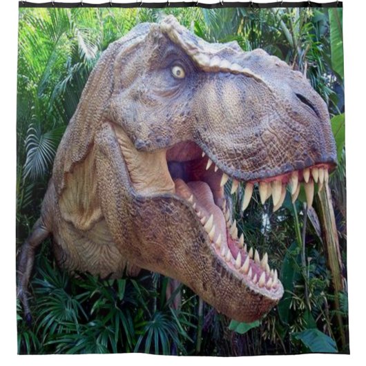 Dinosaur kinder Shower Curtain Douchegordijn (Voorkant)