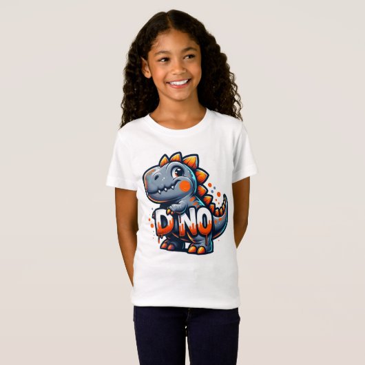 Dinosaur Kinder T-shirt (Voorkant volledig)