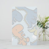 Dinosaur KinderBriefpapier Briefpapier (Staand voorkant)