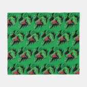 Dinosaur kinderen fleece deken (Voorkant (Horizontaal))