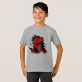 Dinosaur kinderen t-shirt (Voorkant volledig)